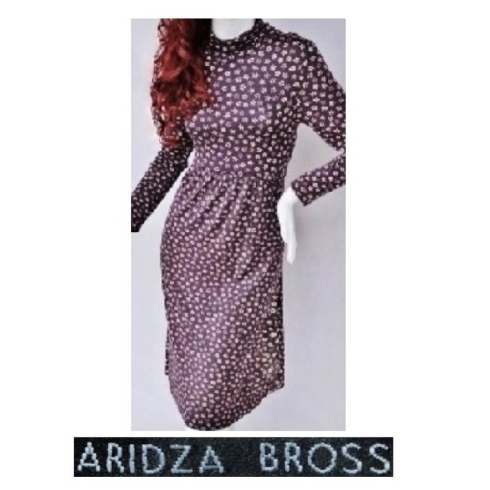 Slinky French I'll Have Anotha Merlot Drape Dress
